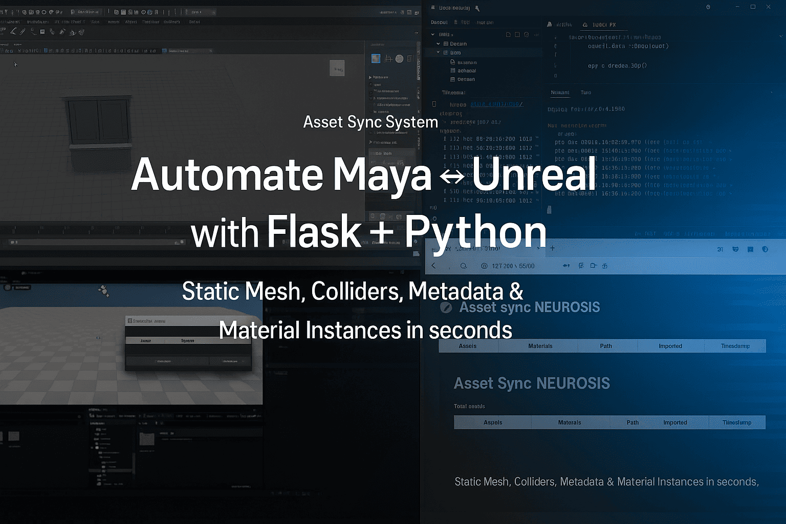 Asset Sync Tool – DCCs to Unreal